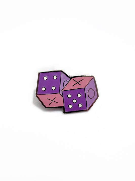 Dice - Brooch Enamel Pin