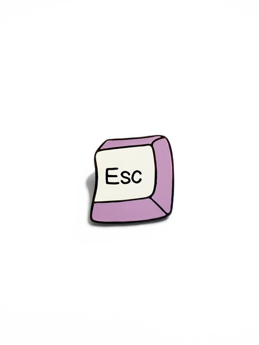 Esc Button - Brooch Enamel Pin