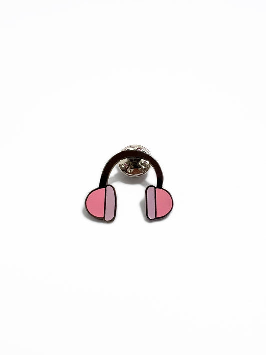 Headphone - Brooch Enamel Pin