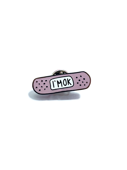 Bandage "I'M OK" - Brooch Enamel Pin