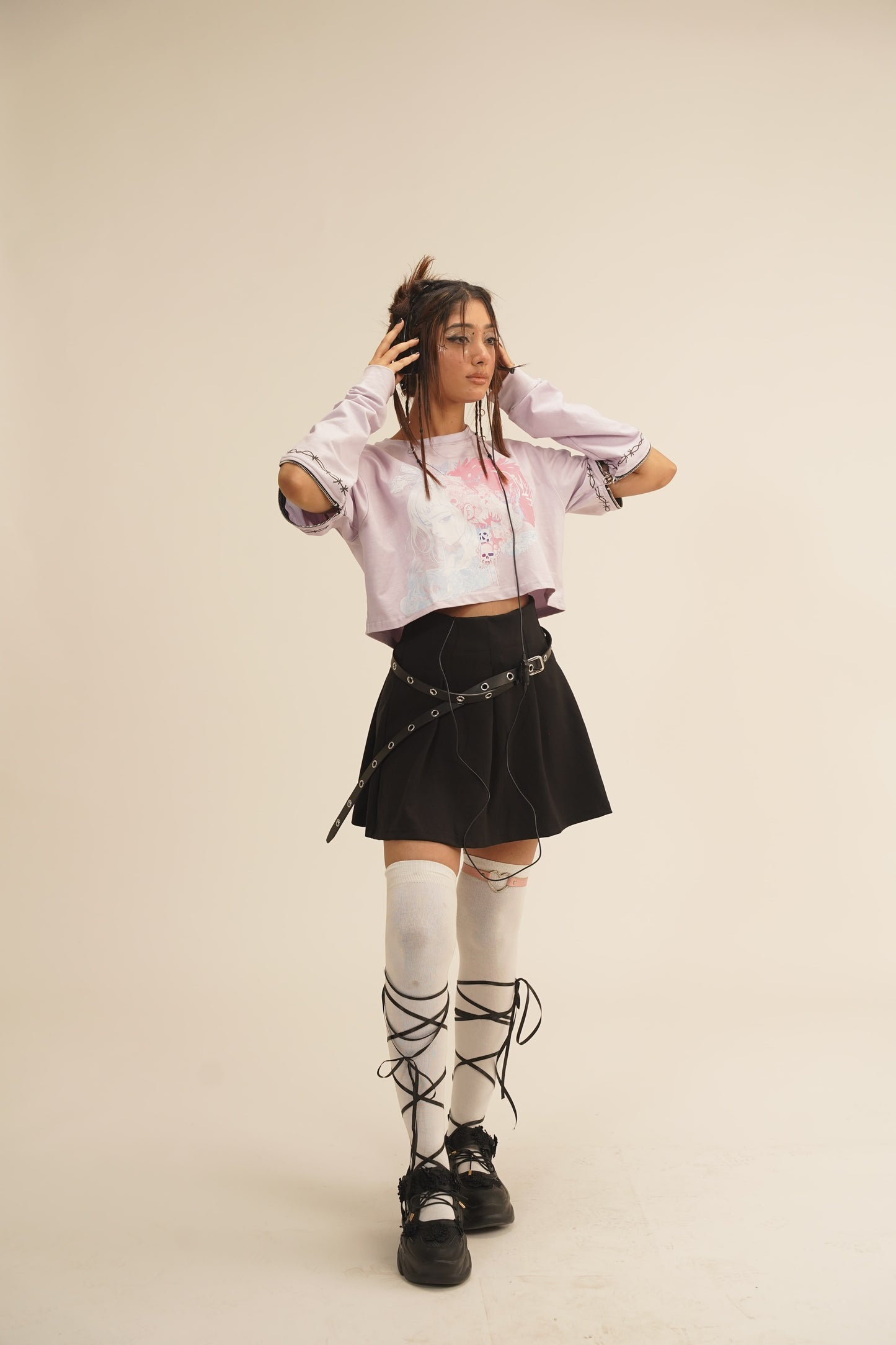 Reboot Crop Sweatshirt