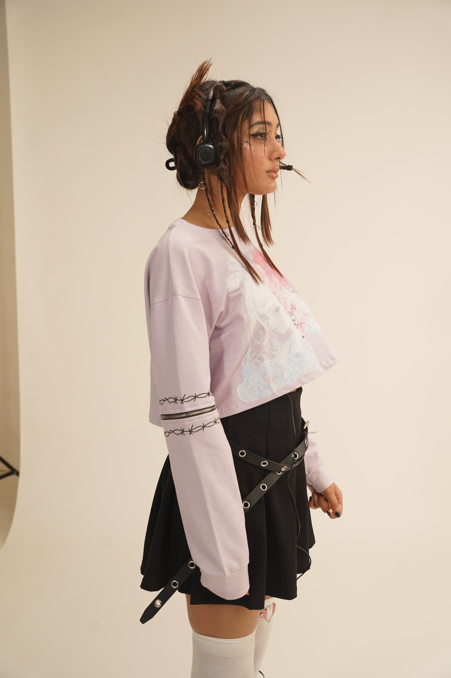 Reboot Crop Sweatshirt