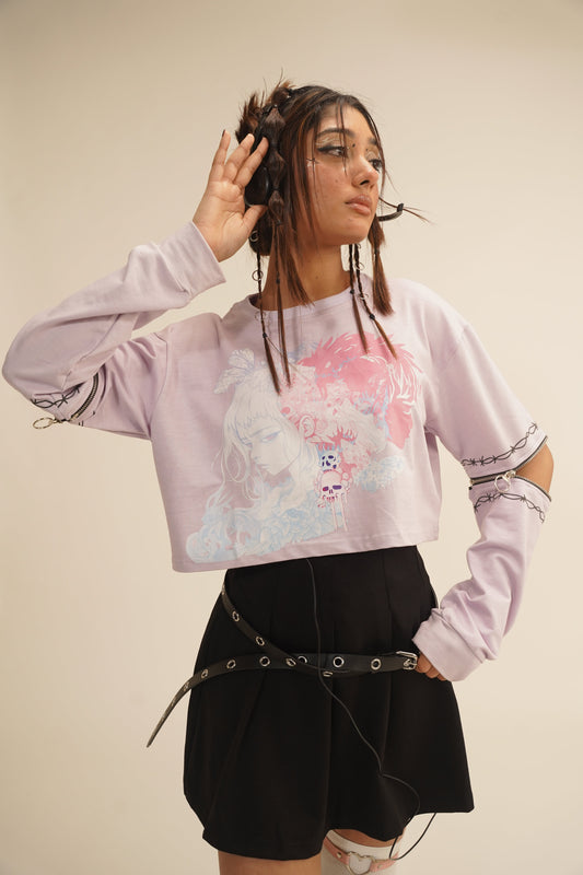 Reboot Crop Sweatshirt
